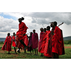Masai blankets