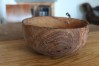 Antique Turkana bowl with leather side loop