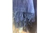 Vintage Mossi indigo shawl