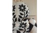 African Beaded Yoruba chairs - black and white